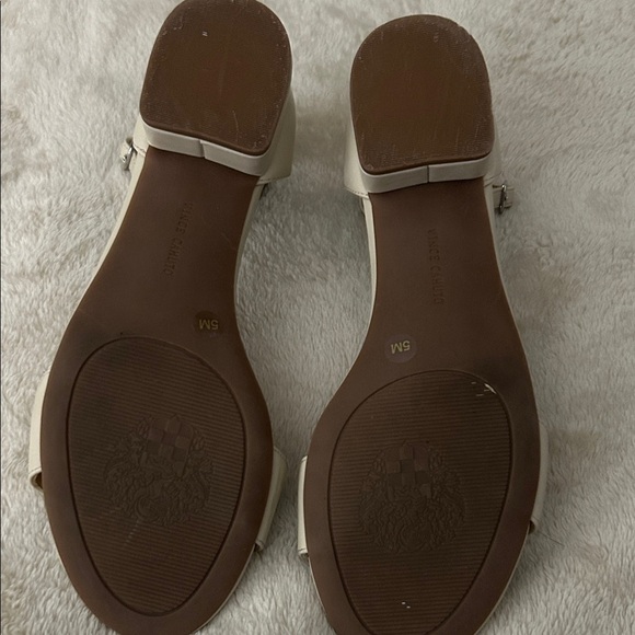 Vince Camuto Beige Ankle Strap Heels - Picture 2 of 4